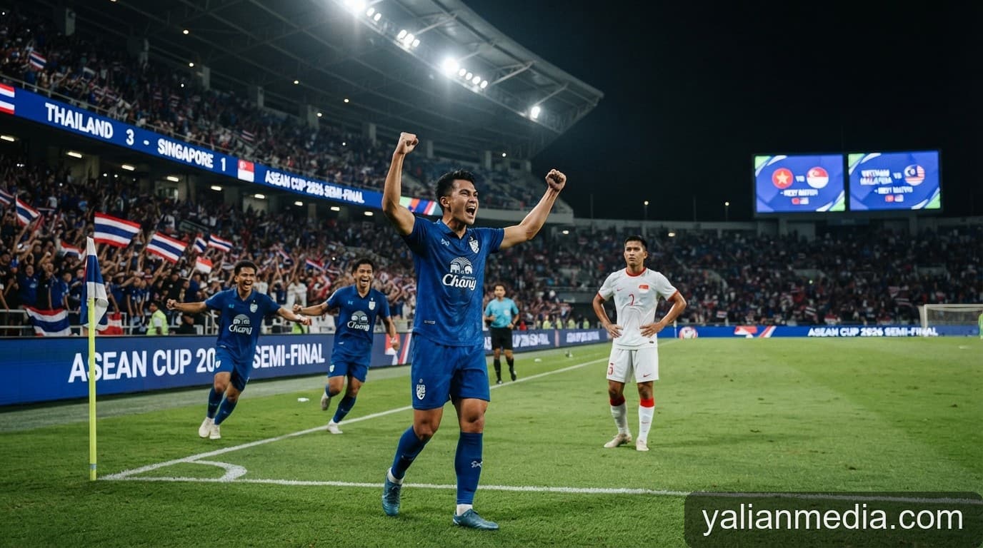 Thái Lan thị uy sức mạnh tại bán kết ASEAN Cup 2026: Lời cảnh báo cho Việt Nam?
