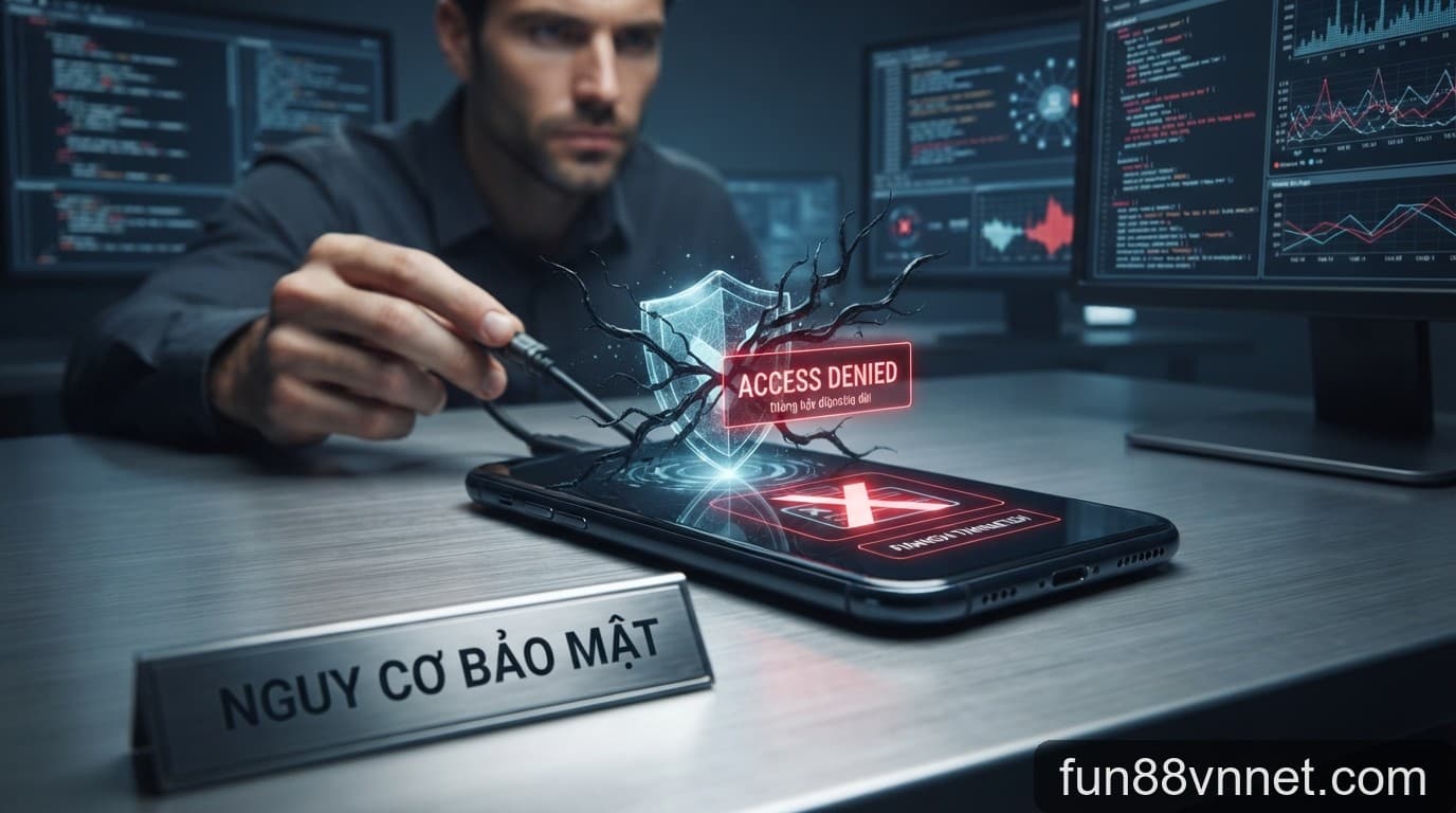 Cảnh báo: Tại sao điện thoại 'Root' hoặc 'Jailbreak' là mối đe dọa lớn nhất khi cá cược trực tuyến 2026?