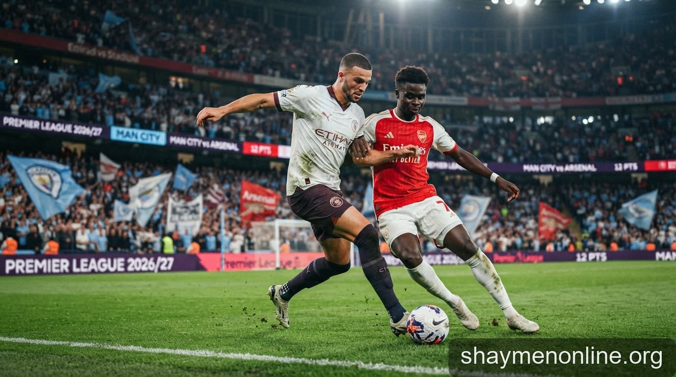 Premier League 2026/27: Man City và Arsenal thiết lập thế trận song mã sau 5 vòng đấu